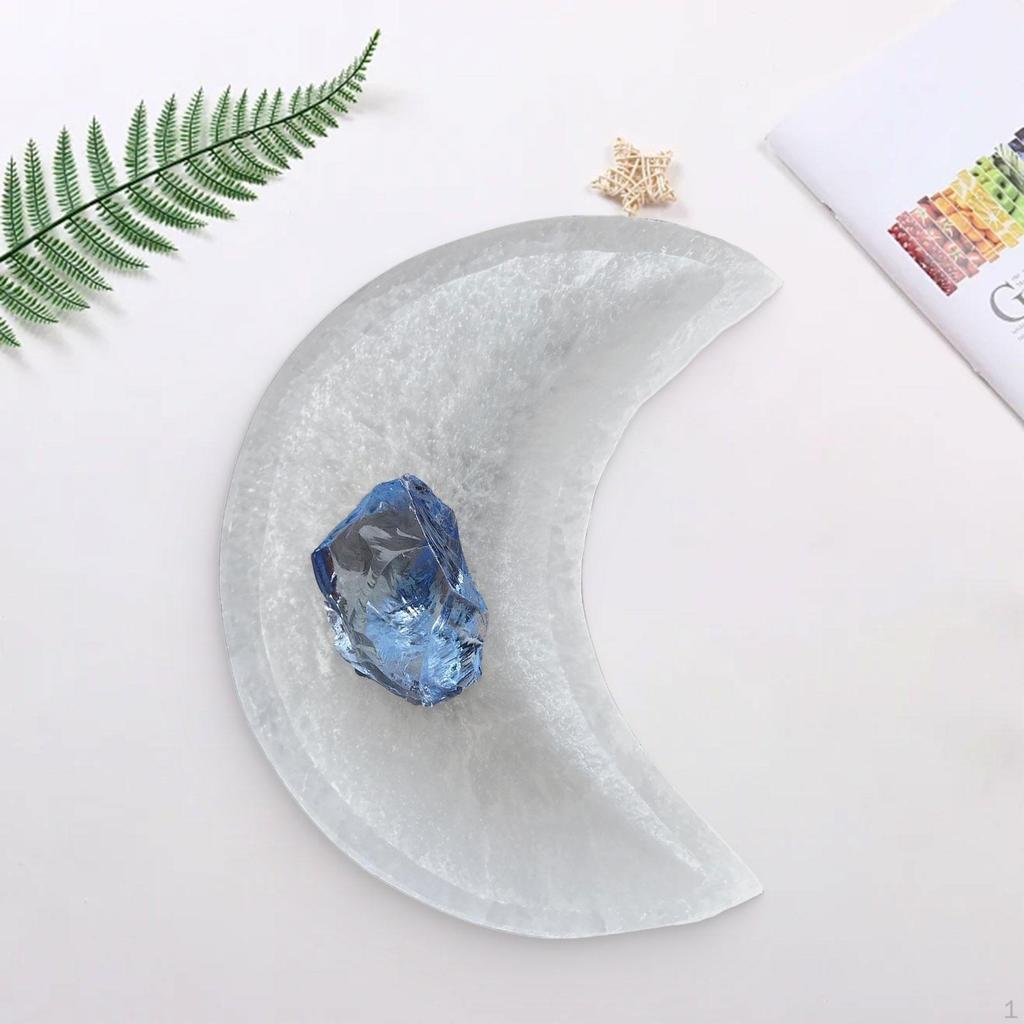 Selenite Crystal Bowl Charging Home Decor Creative Crafts Ornament Housewarming Gift Soothing
