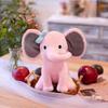 Elephant plush toy, kawaii baby toys for boys and girls, ideal for nursery, room decoration, 25 cm (pink)