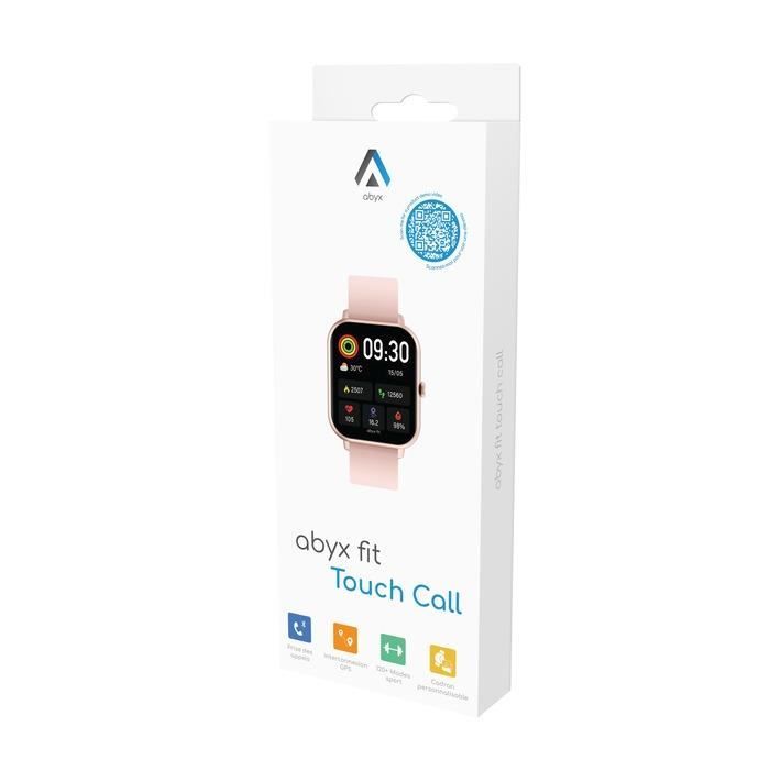 Montre - fit touch - call rose - étanche 50m - suivi santé - autonomie 7 jours