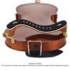 Violin Shoulder Rest, 3/4-4/4 Size, Non-Slip, Wood Grain Finish, Adjustable, Ergonomic, Breathable, with Support for Violin Practice (3/4-4/4)