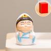 Cute God Of Wealth Ornaments Chinese Style Immortals Shentai Home Entry Workstations Office Desktops Emotional Stability Decor.