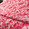 100% Cotton Fabric for Dress Bronzed Japanese Kimono Cherry Flower Print Cloth DIY Sewing for Hanfu Handbag Children Apparel Bow