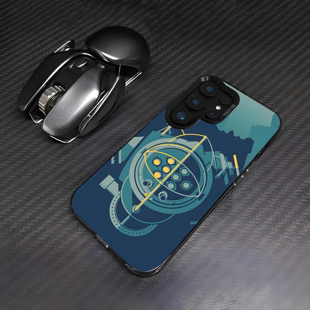 Game B-BioShock Phone Case For Samsung S26 S25 Plus S20 S20 Plus S22 Ultra S23 FE S21 Plus S21 Ultra Colorful Cover