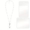 Retractable Badge Reel Lanyard ID Card Holders Chain Necklaces Keychain Clip for Women Men Employee Wholesale