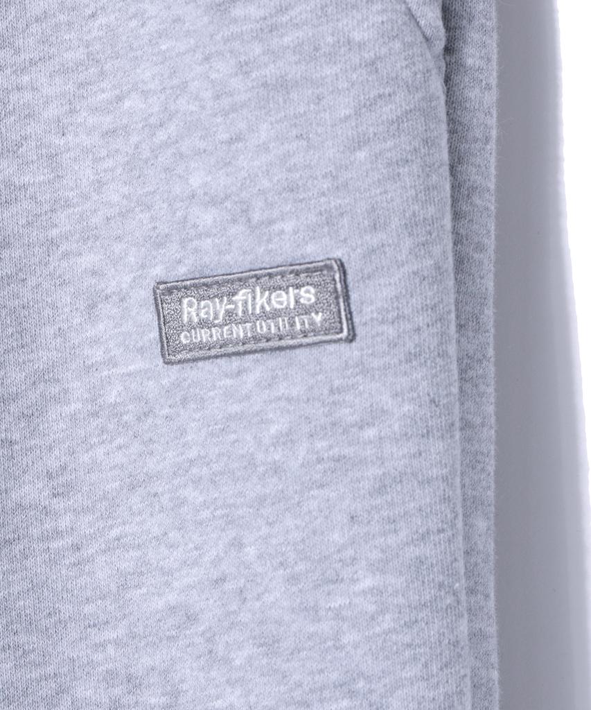 RAYFIKERS Wappen Logo Wide Single-Pleat Sweatpants Melange Grey (Mo6Pu181-097)