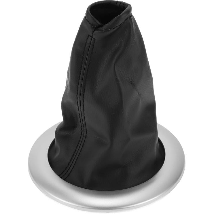 

Gear Shift Stick Gaiter for Renault Megane MK II 2002-2016 Car Chrome Silver Tone Black Gear Stick Knob Cover Boot Shift Cover Faux Leather 1 Pc