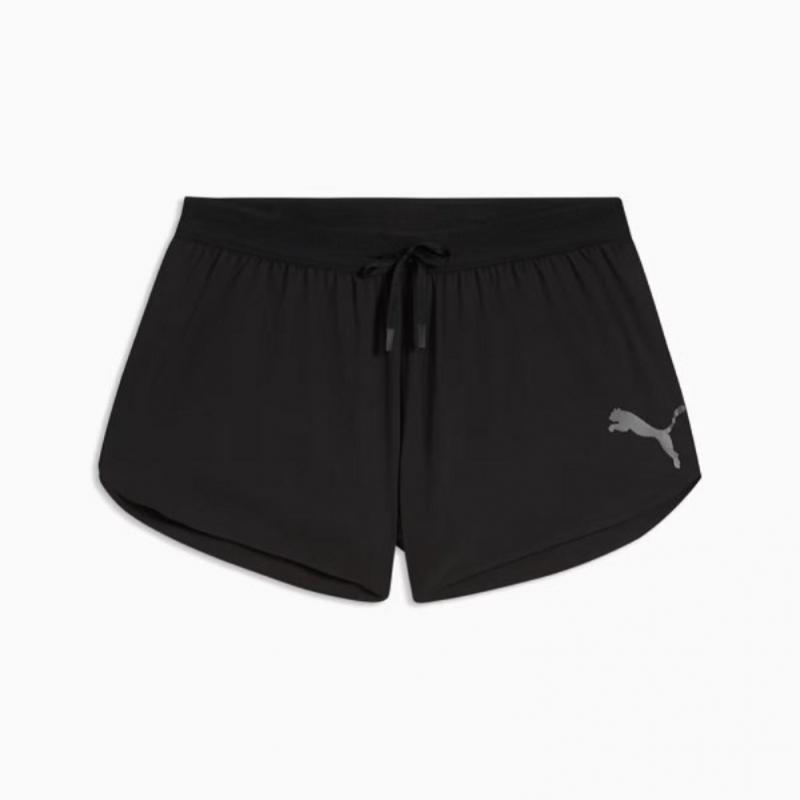Puma Men Lightspeed Ultraweave 2 Inch Split Shorts 528436 01 01 black/L