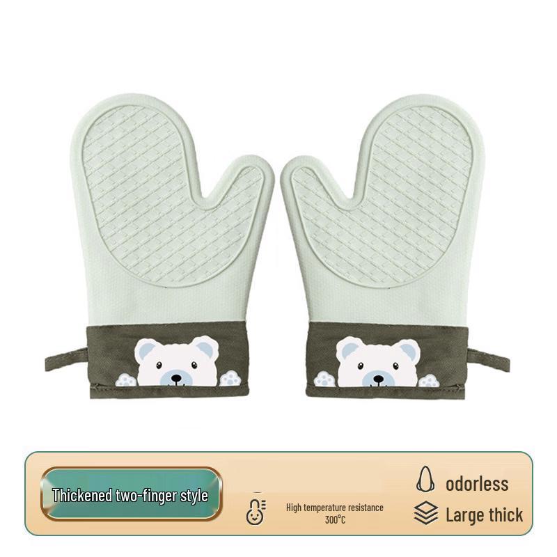 

Silicone Heat Resistant Oven Mitts for Baking