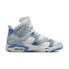 Air Jordan 6 Retro GS Yıkanmış Kot 2022 Çocuk Spor Ayakkabıları Mavi Beyaz Hollanda Mavisi DM9045-100