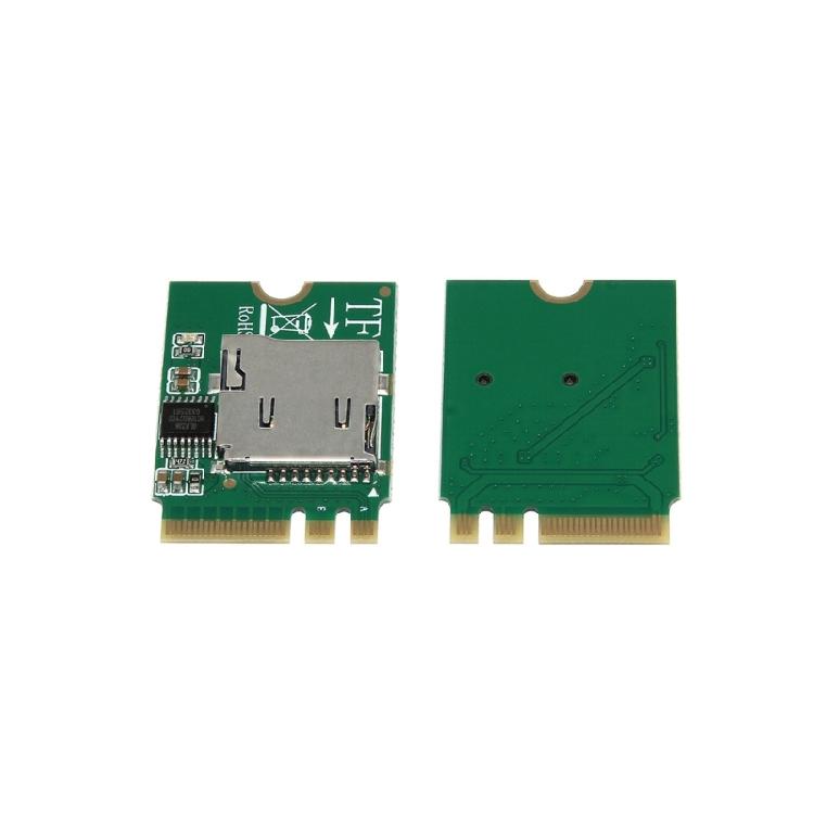 Lecteur TF Hot Swappable vers M.2 Clé A/E Transfert de Fichiers Rapide pour Mises à Niveau de PC