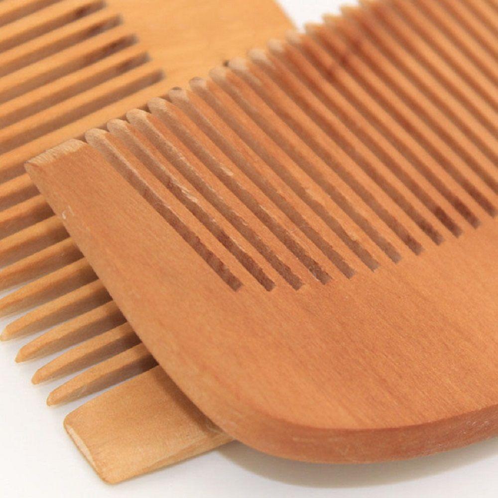5/10pcs Engraved Natural Peach Wood Comb Portable Anti-Static Hair Comb Smooth Scalp Massage Comb Hair Care Styling Tool