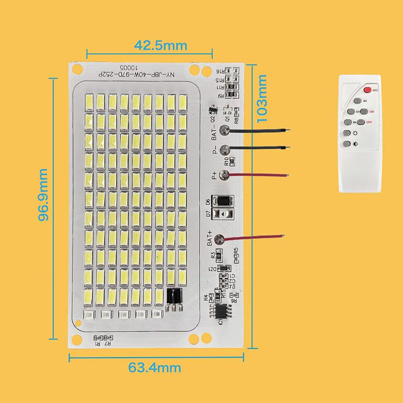 10W-600W Led Outdoor Solar Energy 2835 5730 High Brightness Bead Projection Light Integrated Light Source Light Panel