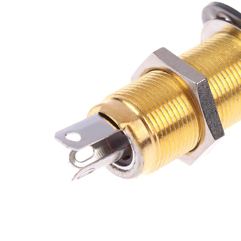 Threaded Cylinder Jack Pickup Plug Sockets For Electric Guitar Accessories Parts