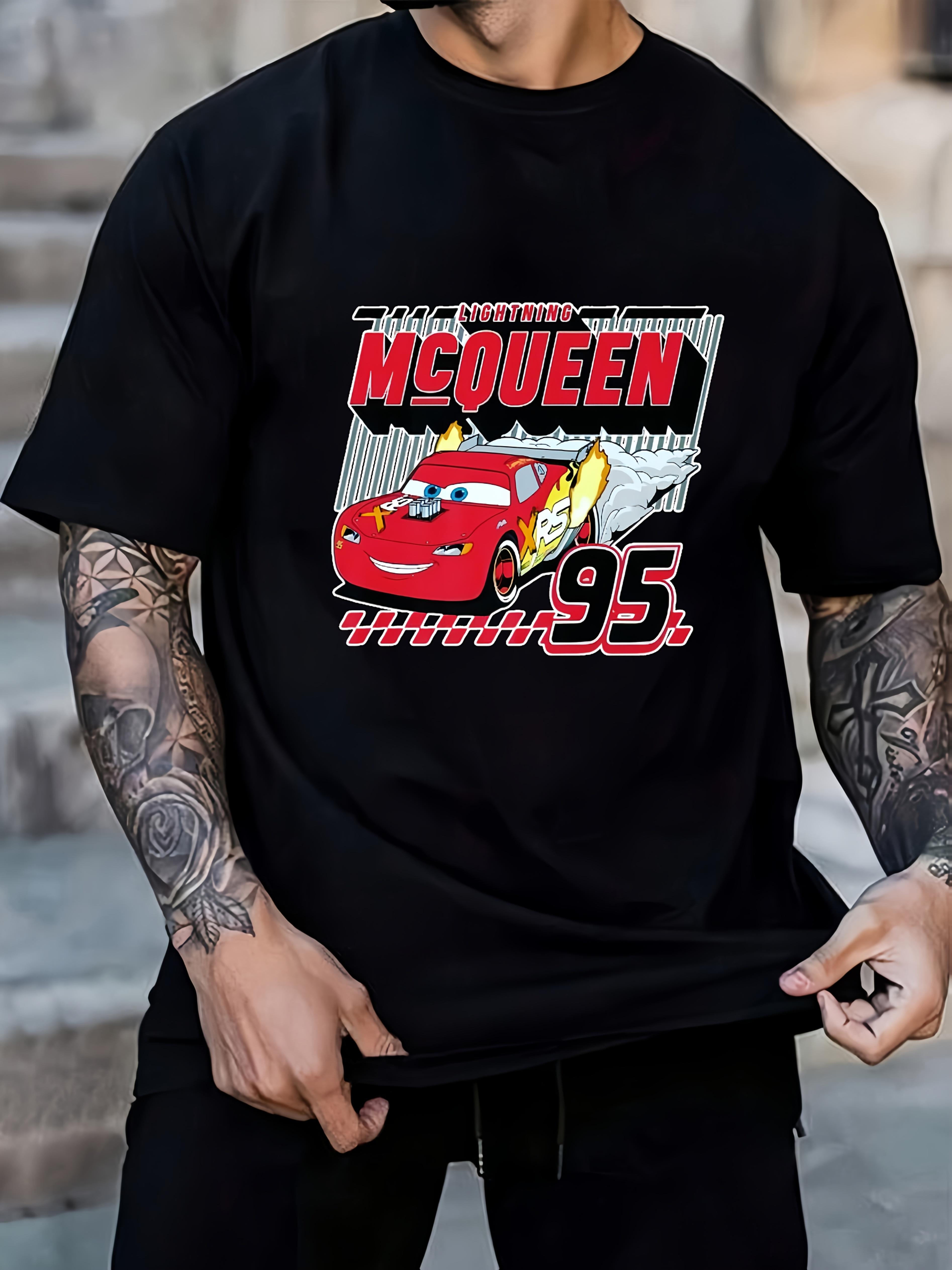 Cars Graphic T-shirt - Lightning McQueen Design L