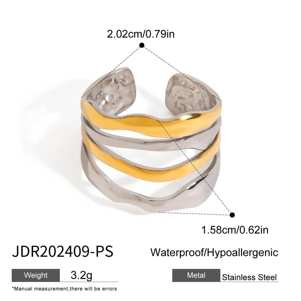 European and American rings titanium steel does not fade jewelry niche design rings stainless steel rings