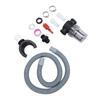 Rain Barrel Connector Kit Roof Rainwater Collector Rain Barrel Diverter With Filter Water Collection Hose Connection
