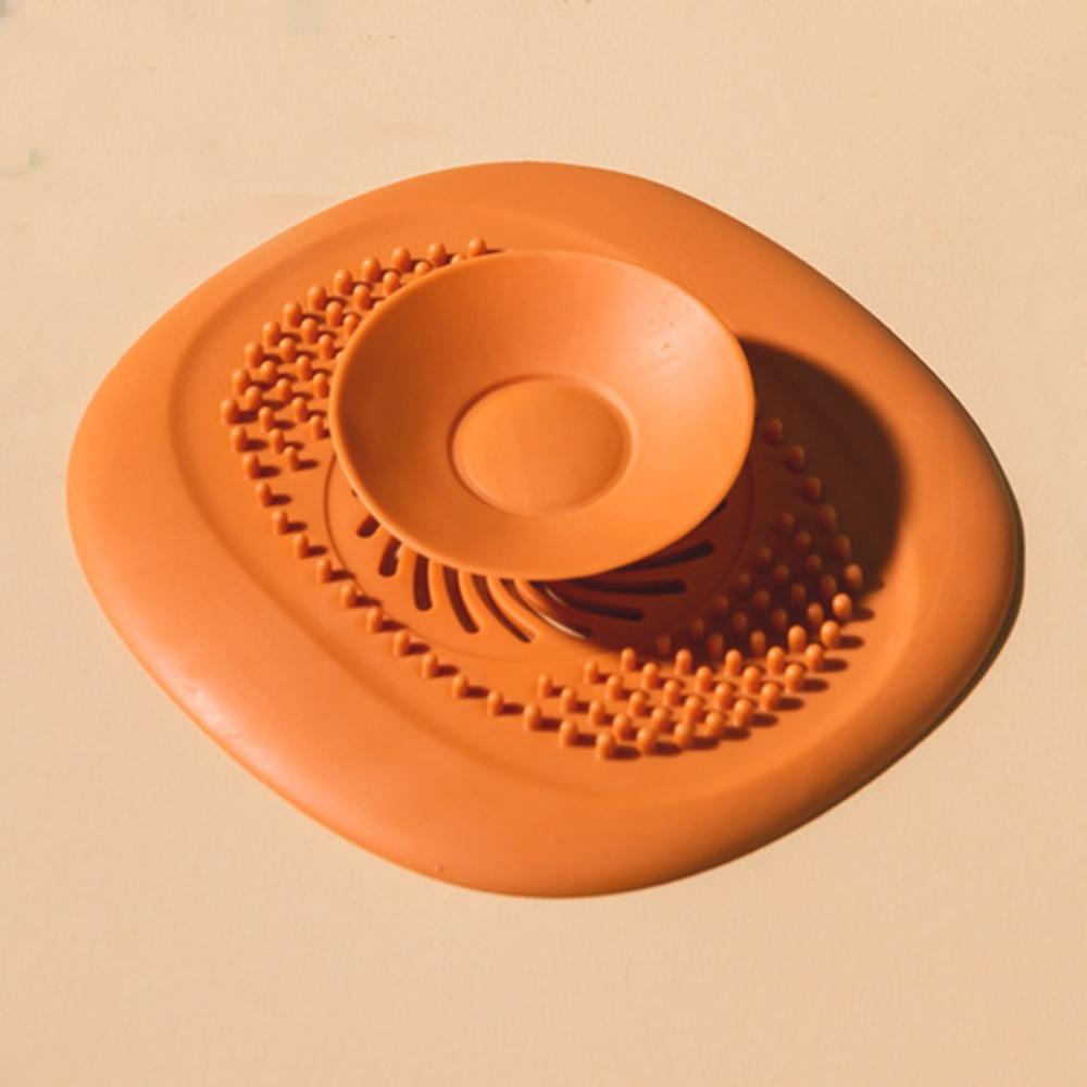 Deodorant Tool Drain Strainer Orange Blue Yellow Green Bathtub Filter Hair Catcher  Bathroom Shower
