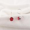 Rosa Rubellit Ädelsten Smycken, 925 Sterlingsilver Örhänge, Handgjort Charmigt Örhänge, Bohemiskt Rubellit Örhänge För Mormor Gåva