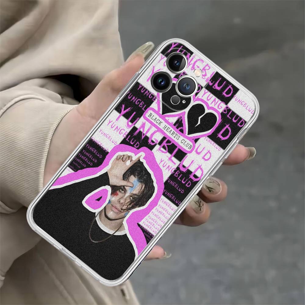 Y-Yungblud Hot Singer Phone Case for iPhone 17 16 15 Plus 14 13 Mini 12 11 Pro Max Soft Shell Cover