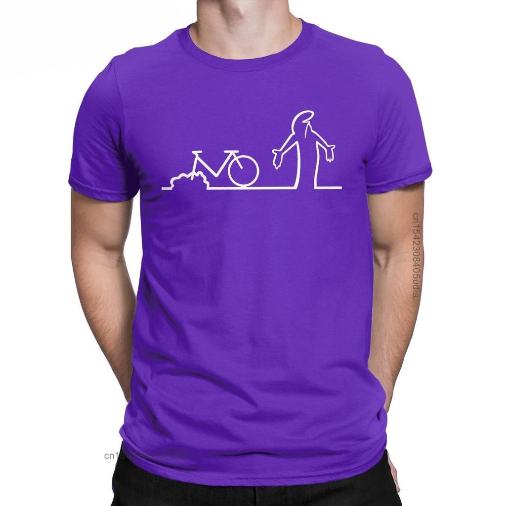 Herren T-Shirt La Linea Bike Erstaunliche Baumwoll-T-Shirts Übergroße Grafik-T-Shirts Vintage Erwachsenen-Print Grafik-T-Shirt für Herren