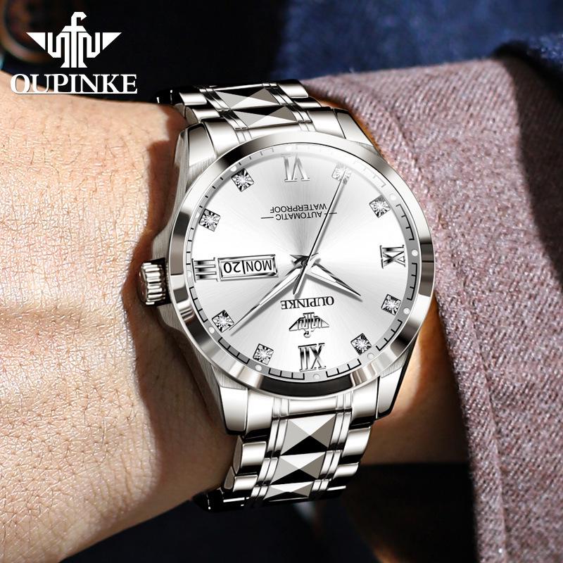 Oupinke High-End Men's Automatic Mechanical Watch - Premium Imported Movement