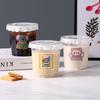 BJ Disposable Thickened Milk Tea and Coffee Cup with Lid, Straw, and Stickers