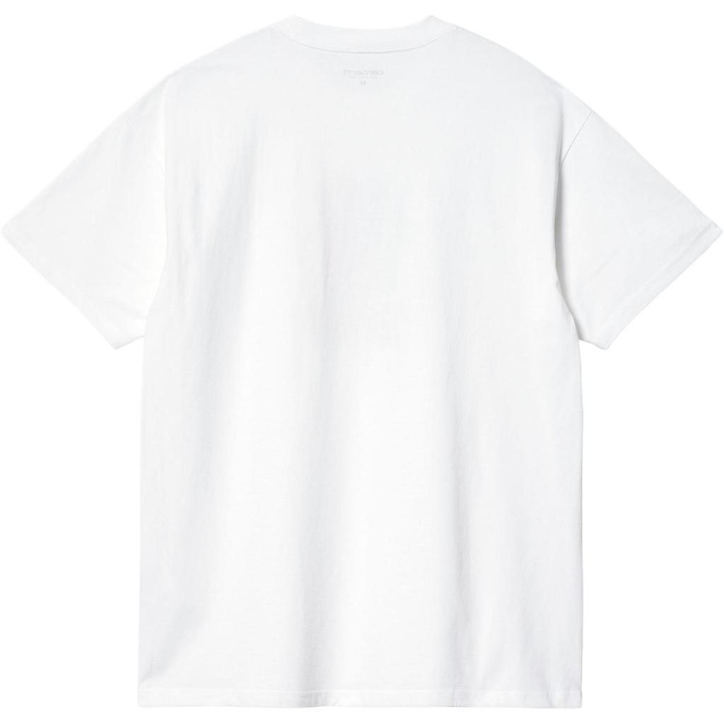 Carhartt WIP SS24 S/S Gummy T-Shirt Loose Fit Letter Print Crew Neck Short Sleeve T-Shirt Unisex T-Shirt White I033164-02-XX