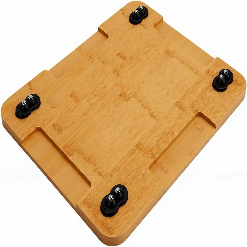 Rectangular Shape Wooden Sliding Tray Wood Sliding Appliance Tray Kitchen Countertop