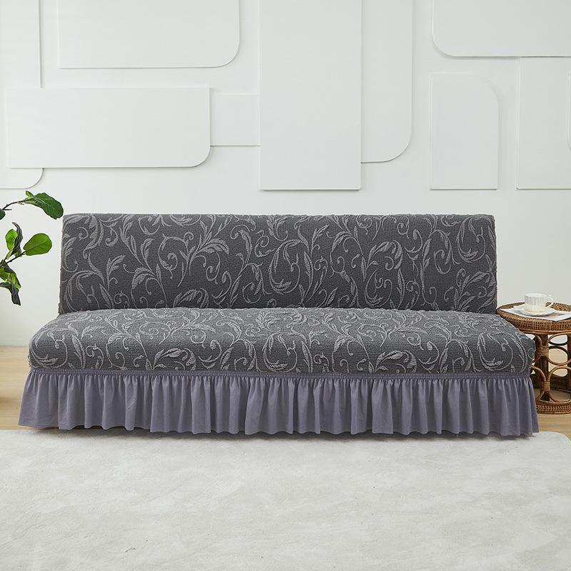 

Специально для утолщенного трикотажного жаккардового дивана, покрывала, юбки, чехла для дивана без подлокотника, складного чехла для дивана Large (190-220cm)