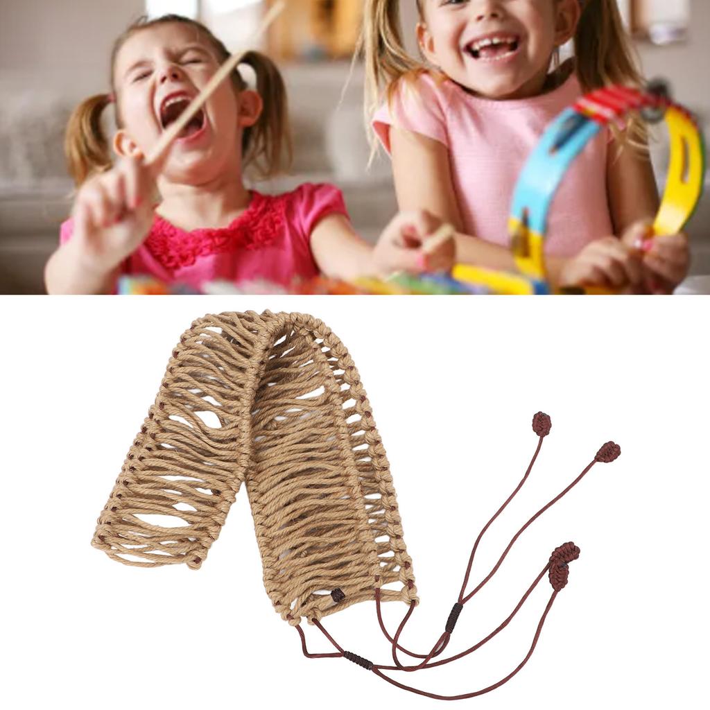 Steel Tongue Drum Braided Rope Wrapped Noise Cancelling Decorative Ethereal Drum Woven Rope