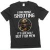 Męski T-shirt na strzelnicę Zabawny Humor Humorous Koszulki Pro Gun Ar-15 T-shirt