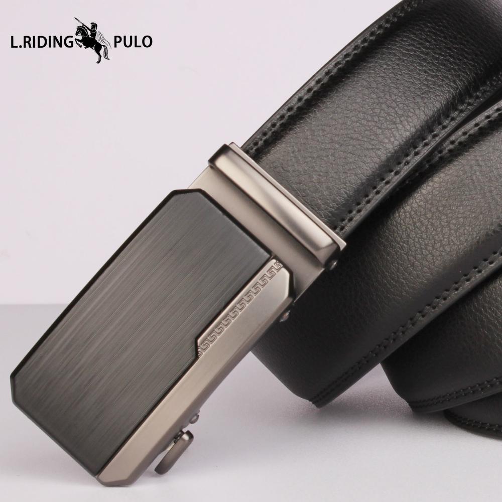 Fashion Business Men's Belt Belt Simple High-end All-match Automatic Buckle Belt Small Suit High-end Trouser Belt