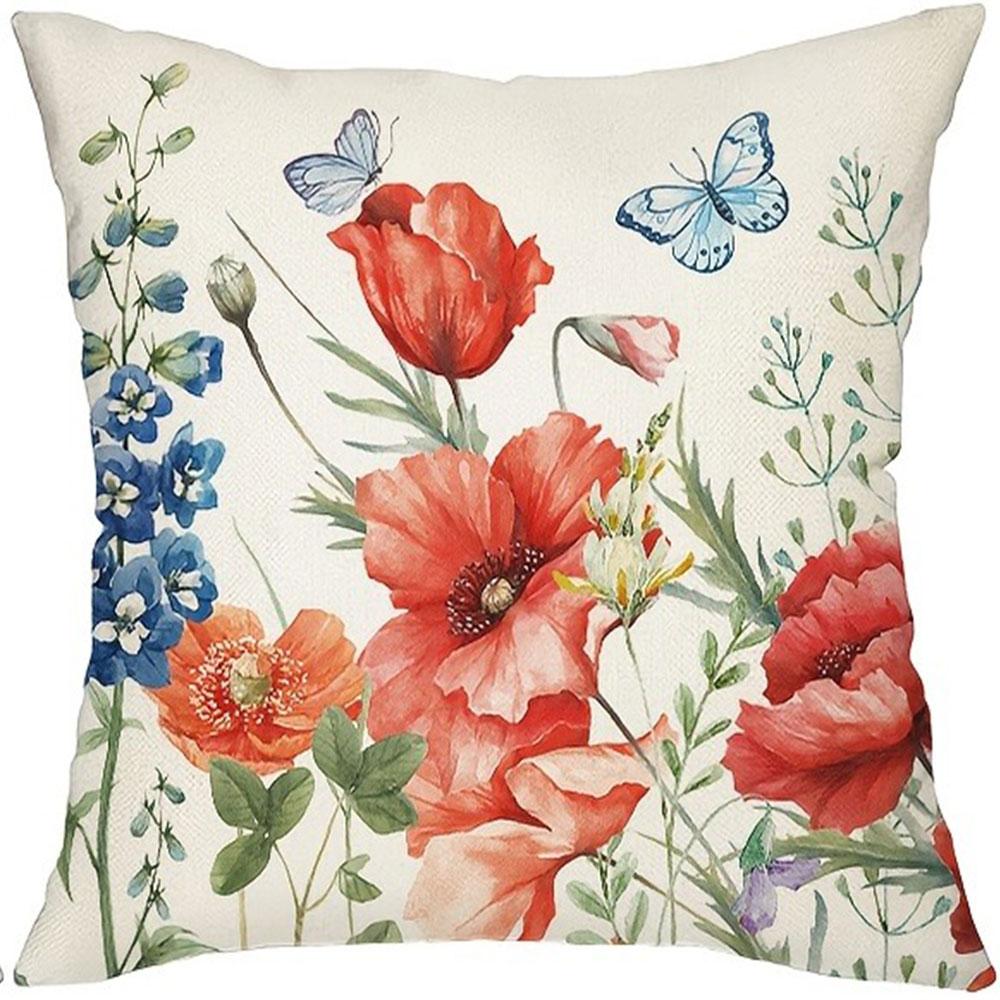 Spring Dreams On Pillowcases Cover Bedroom Sofa Decoration Polyester Cushion Cover with Zipper