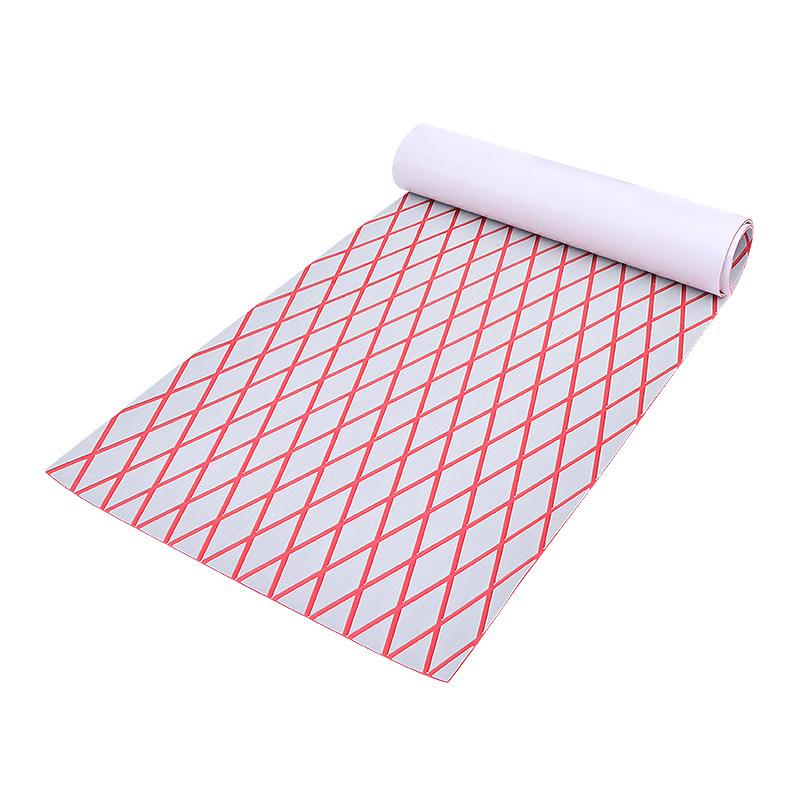 2400X450X6mm EVA Foam Decking Sheet Anti-Skid Boat Deck Self-Adhesive Yacht Flooring Pad Anti-fatigue Mat Luxury Diamond Shapes