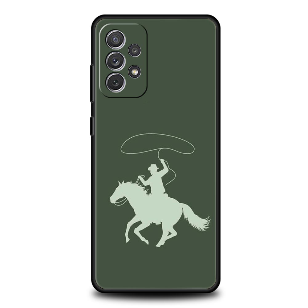 Phone Case for Samsung Galaxy A13 A15 A17 A07 A21S A22 A23 A25 A31 A73 A32 A52 A52S A41 5G Soft TPU Shell Cowboy Fundas Capa Bag