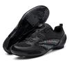 Foreign trade mesh breathable bicycle shoes cycling shoes men and women road bike lock shoes mountain bike shoes