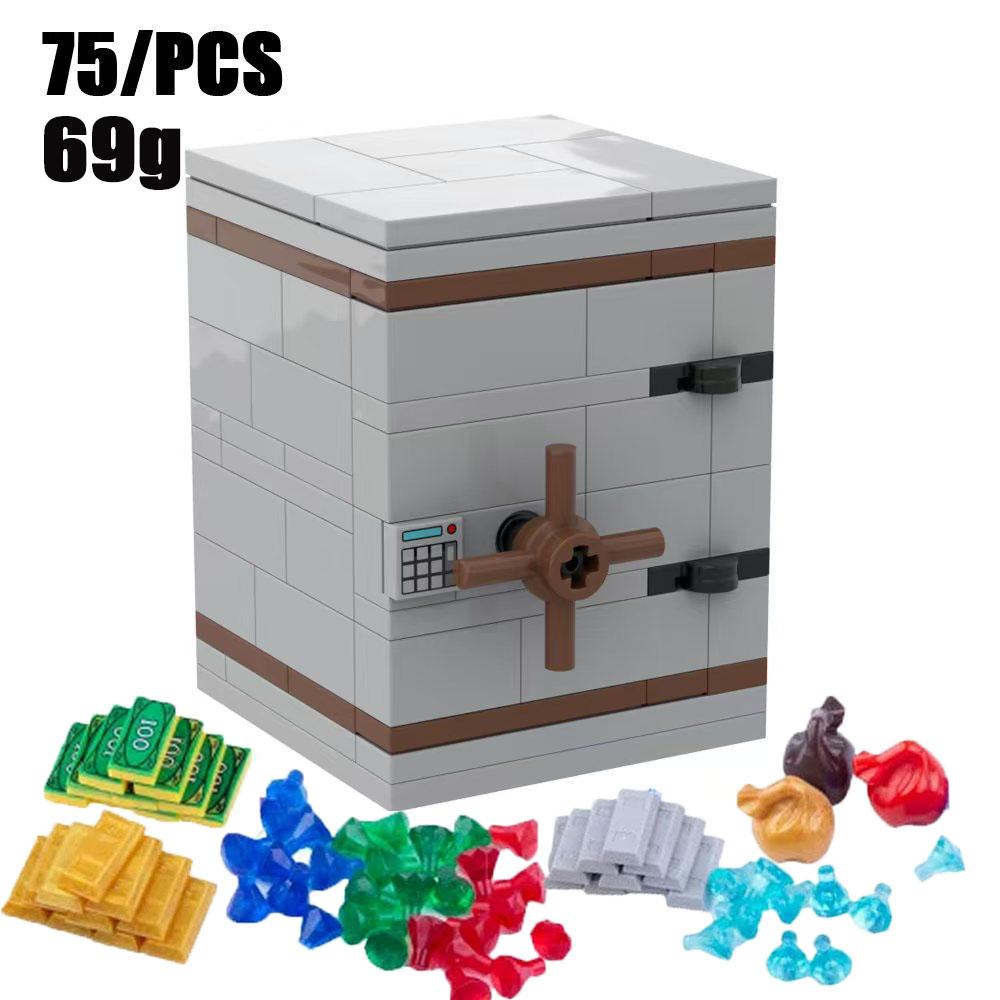 MOC Blocchi da Costruzione Accessori Minerale d'Oro Prezioso Argento Diamante Scorta Mappa del Tesoro Pirata Monete Modello Giocattolo Mini Mattoncini Bancomat Regali Giocattolo K046