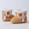 Kleinkind Baby Mädchen Baumwollgepolsterte Schuhe Weichsohlige Warme Stiefel Blumendekor