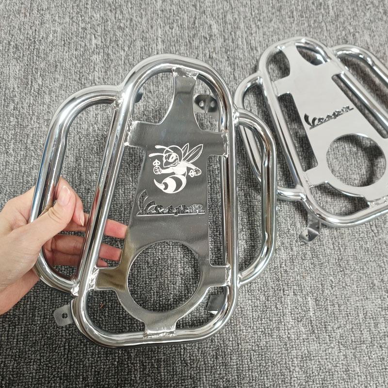 Vespa GTS300 GTV 6 Days HPE Wing Footrest & Cup Holder Grill Luggage Rack.