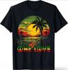Reggae Music Guitar Rasta Pride Jamaica Rasta Reggae Sunset TShirt Fresh Chic Edgy Tshirts Edgy Chi
