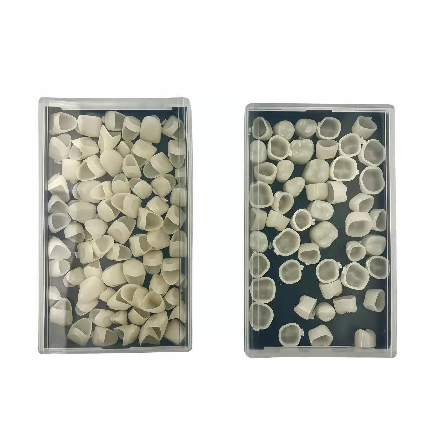 Teeth Veneers Dentistry Tooth Whitening Tools 50 Pcs/Box Dental Temporary Crown Kit Anterior Front Molar Posterior