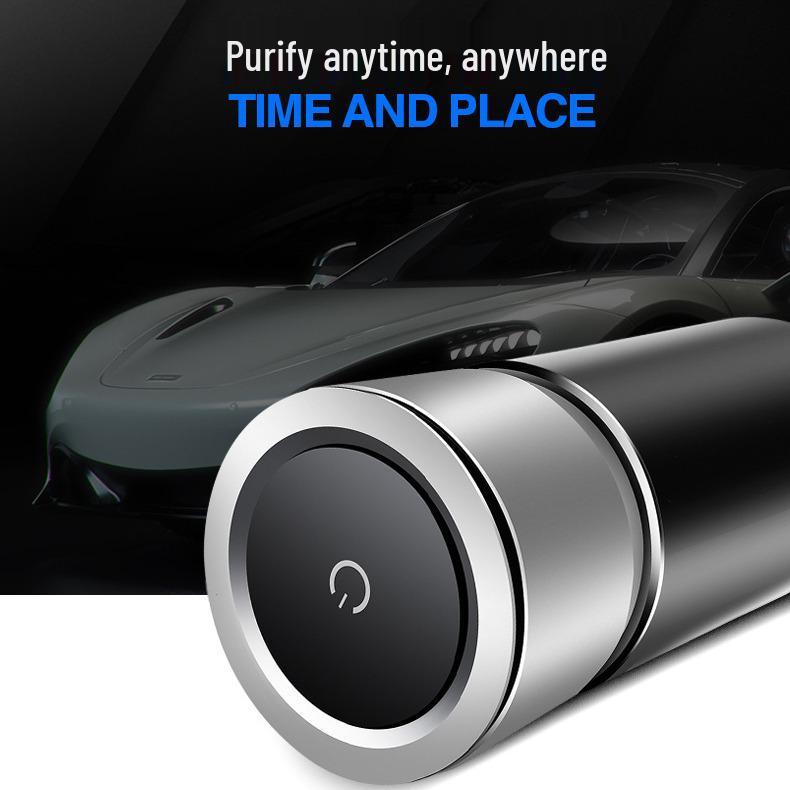 2025 Automatic Car Air Purifier with Atmosphere Light