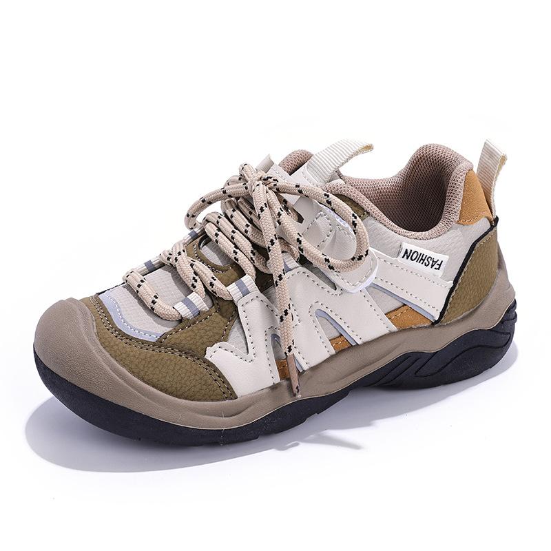 2025 autumn new children's running shoes, soft-soled sports and leisure shoes for primary and secondary school students, Korean version of foreign-st