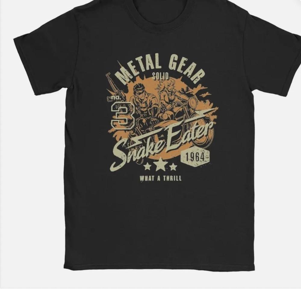 

Men Metal Gear Solid 3 Snake Eater T Shirt Pure Cotton Clothing Awesome Short Unisex T-Shirt M