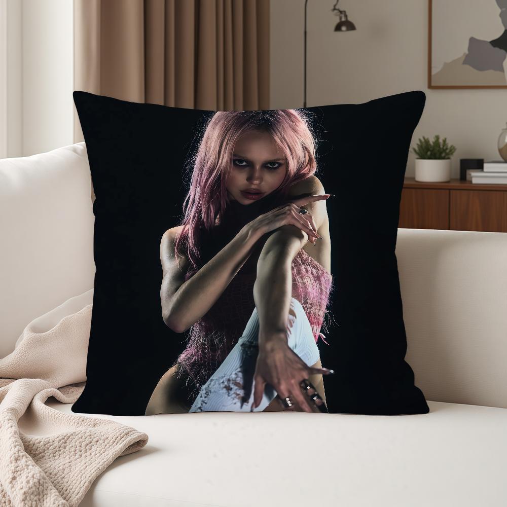 Singer Adela Jergova The Provocateur Pillow Case Suitable For Bedrooms Living Rooms Cars Home Decoration