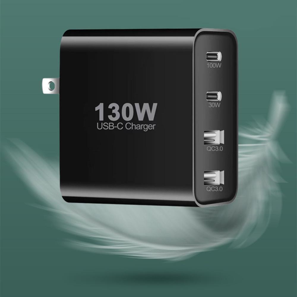 130W USB Type C Charger PD QC Quick Charge For iPhone 14 13 Xiaomi Macbook Pro