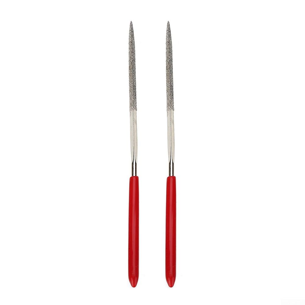 Diamond Files Diamond Nonslip Plastic Silver + Red Steel