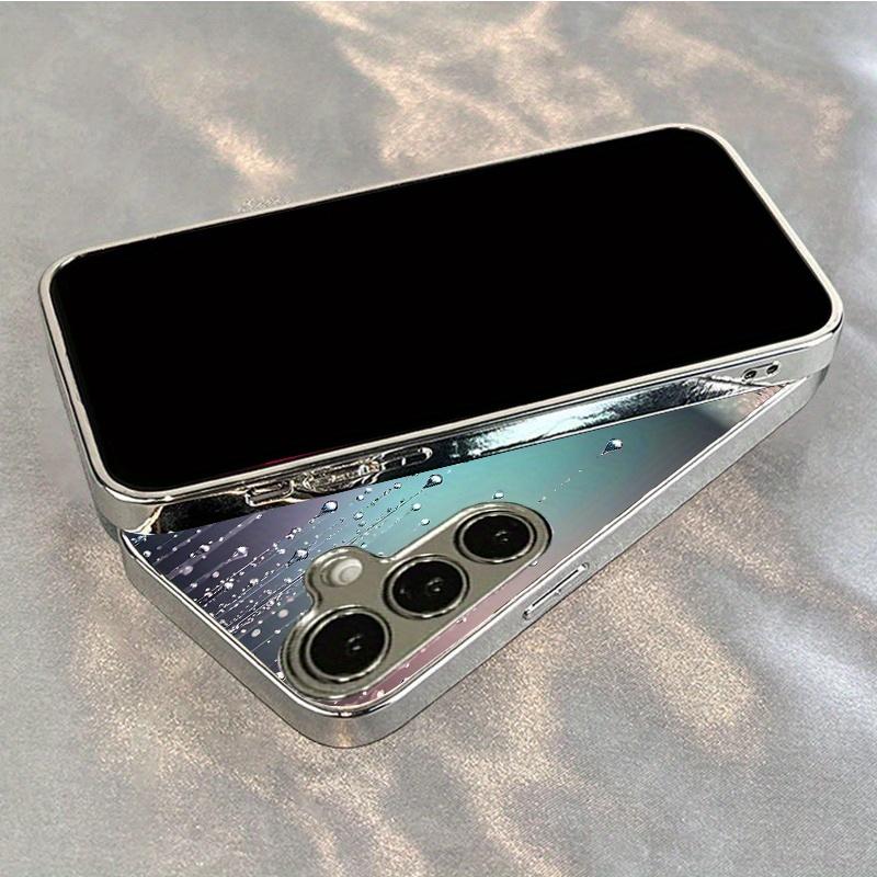 Raindrop Dance Design Glass Phone Case Suitable for Samsung Galaxy S26 S25 S24 S23 S22 S21 S20 FE Ultra Plus Shock Resistant