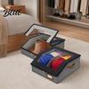 Clear Hat Storage for Closet Organizer with Window Lid Flip Top Access Design