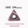 Haojiang AG60 CNC Threading Inserts Tool Holder for Internal/External Threads In Stainless Steel